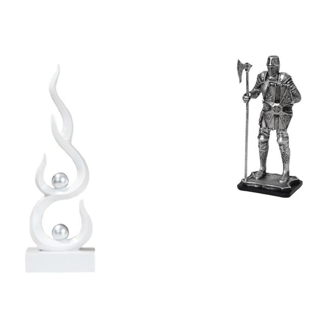 Escultura abstracta de fuego,Estatua de arte abstracto para decoración del hogar,Figura de escritorio,Estatua de caballero,arte,artesanía,coleccionable,escritorio,oficina,Figura