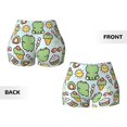 thumbnail image 6 of Athletic Shorts for Women, Frog With Sweet Seam Womens Shorts High Waisted Sport Running Workout Gym, 6 of 8