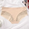 thumbnail image 5 of Sunvit-Panties Womens Seamless VPL-Free Underwear Hipster - Beige (Size XL), Nylon Spandex, Elastic-Free Waistband with Lace, All-Day Comfort for Daily/Form-Fitting Outfits, 5 of 9
