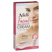 Nads Facial Hair Removal Cream for Painless Hair Removal, Sensitive Skin