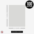 thumbnail image 6 of 8.5 x 11" Gray Color Paper Smooth, for School, Office & Home Supplies, Holiday Crafting, Arts & Crafts | Acid & Lignin Free | Regular 20lb Paper - 100 Sheets, 6 of 6