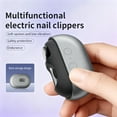 thumbnail image 4 of Electric Nail Clippers for Seniors,Upgraded 3 in 1 Automatic Electric Toenail Clippers for Thick Nails, Nail Care Tool with Led Light,for Seniors Kids Adults (Black*1), 4 of 9