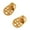 Gold, variant on Secure Locking Earring Backs with Reinforced Brass, Comfort Fit for Heavy Earrings & Sensitive Skin, Anti-Slip Design