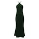 thumbnail image 4 of Vestido de noche de satén para mujer tallas grandes - Elegante cuello en V, diseño en la cintura, vestido de fiesta para bodas - Tallas XS-L, tejido con brillo lujoso, 4 of 5