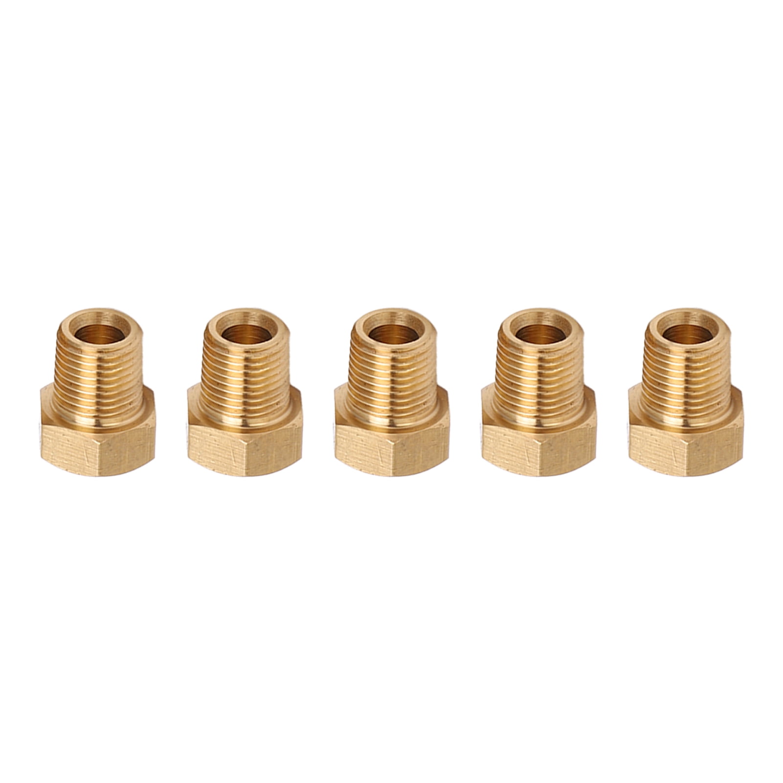 Lot De 2 Bouchons Tuyau Laiton 3/8 NPT Mâle Hexagonale - Raccords Tête Fraisée Plomberie CVC