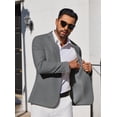 thumbnail image 4 of COOFANDY Men's Casual Blazer Lightweight Sport Coat One Button Suit Jacket, 4 of 6