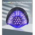 thumbnail image 3 of Easkep Luz UV de 120 W para uñas - Lámpara de uñas UV con kit de guantes UV Secador de uñas Lámpara UV para uñas de gel Lámpara de uñas LED UV profesional para el hogar y el salón, 3 of 5