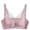 Purple, variant on VerPetridure Bras for Women Front Closure Women's Bra Soild Wire Free Underwear One-Piece Bra Everyday Underwear