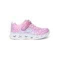thumbnail image 3 of Skechers Girls Kayleigh 2-Light Up Velcro Strap Sneakers, 3 of 6