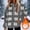 Dark Gray # Womens Sweatshirts, variant on Goodtrade8 Hooded Women's Hoodies Sweatshirt Fleece Pullover Sweatshirt Checked Casual Oversize Long Sleeve Flannel Womens Sweatshirts Winter