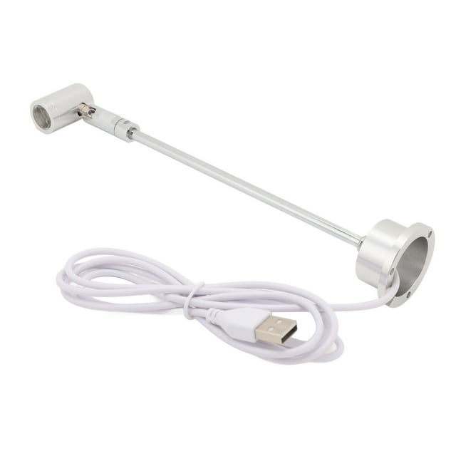 Standing Cabinet Spotlight USB LED Aluminum Adjustable Head Jewelry Display Spotlight