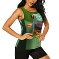 thumbnail image 2 of Haiem Red-Eyed Tree Frog Printed Women's Workout Tank Top, Quick-Dry Sleeveless Gym Shirt, Breathable Lightweight Athletic Top for Running, Yoga, and Casual Wear-XX-Large, 2 of 7