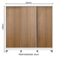 thumbnail image 3 of Ropero Closet Madesa Royale 3 Puertas MDF Blanco, 3 of 5