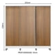 thumbnail image 3 of Ropero Closet Madesa Royale 3 Puertas MDF Blanco, 3 of 5