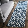 thumbnail image 3 of SAFAVIEH Cedar Brook Dubhan Geometric Cotton Area Rug, Navy/Ivory, 2'3" x 3'9", 3 of 9
