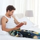 thumbnail image 5 of Balery Colorful Stained Glass Deer Pantalones de pijama para hombre, pijama ultraligero, pantalón de descanso-Large, 5 of 6