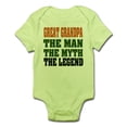 thumbnail image 1 of CafePress - Great Grandpa - The Legend Infant Bodysuit - Baby Light Bodysuit, 1 of 1