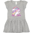 thumbnail image 3 of Inktastic Big Sister Unicorn Girls Toddler Dress, 3 of 5