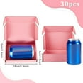 thumbnail image 2 of Paquete de 30 cajas de envío rosas para embalaje, cajas de cartón para envíos, 2 of 6