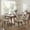 Beige, variant on Usaint Dining Chairs Set of 4, Modern Upholstered Faux Leather Kitchen & Dining Room Chairs with Solid Wood Frame, Curved Back, Foam Padded Seat, Mid Century Dining Chairs for Living Room, Dark Brown