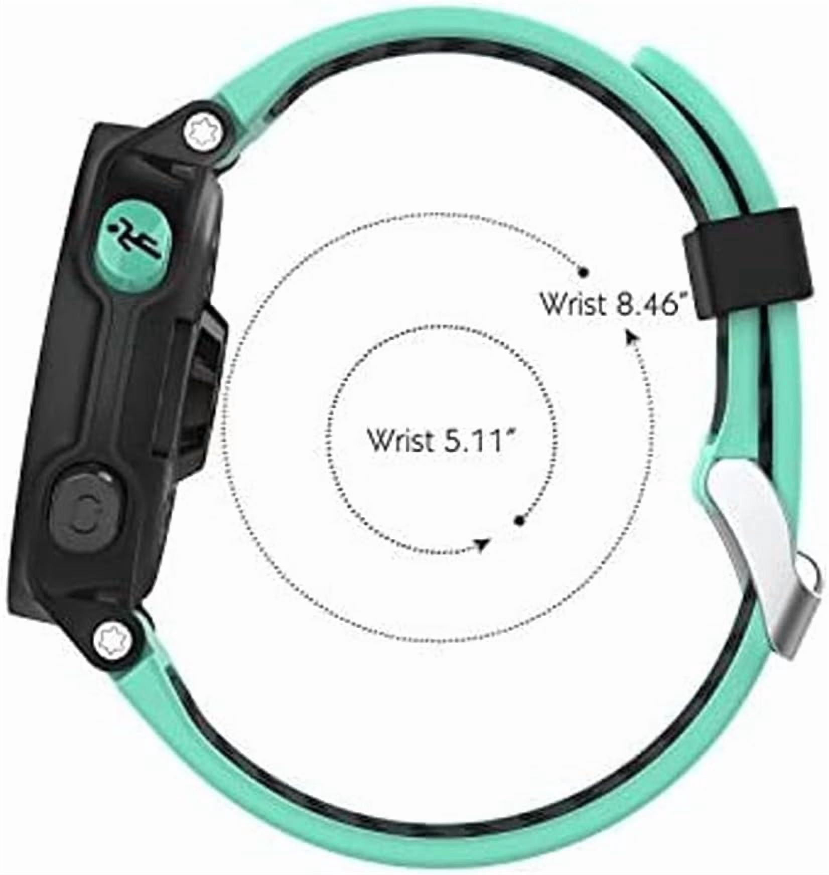 CRKMGS-Replacement Silicone Sport Watch Band for Forerunner 220 230 235 620 630 735XT Smartwatch Wrist Strap
