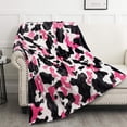 thumbnail image 2 of Cow Print Blanket Soft Cozy Lightweight Throw Blanket for Couch Sofa Bed Living Room Home Decor for Boys Girls Kids Adults Gift 50x60 inch, 2 of 7