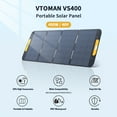 thumbnail image 4 of VTOMAN VS400 Folding Solar Panel 400W 40V, 23% Efficiency Portable Solar Panel w/ IP67 Waterproof & Adjustable Kickstands for Camping, RV, Boat, Power Station, 4 of 8