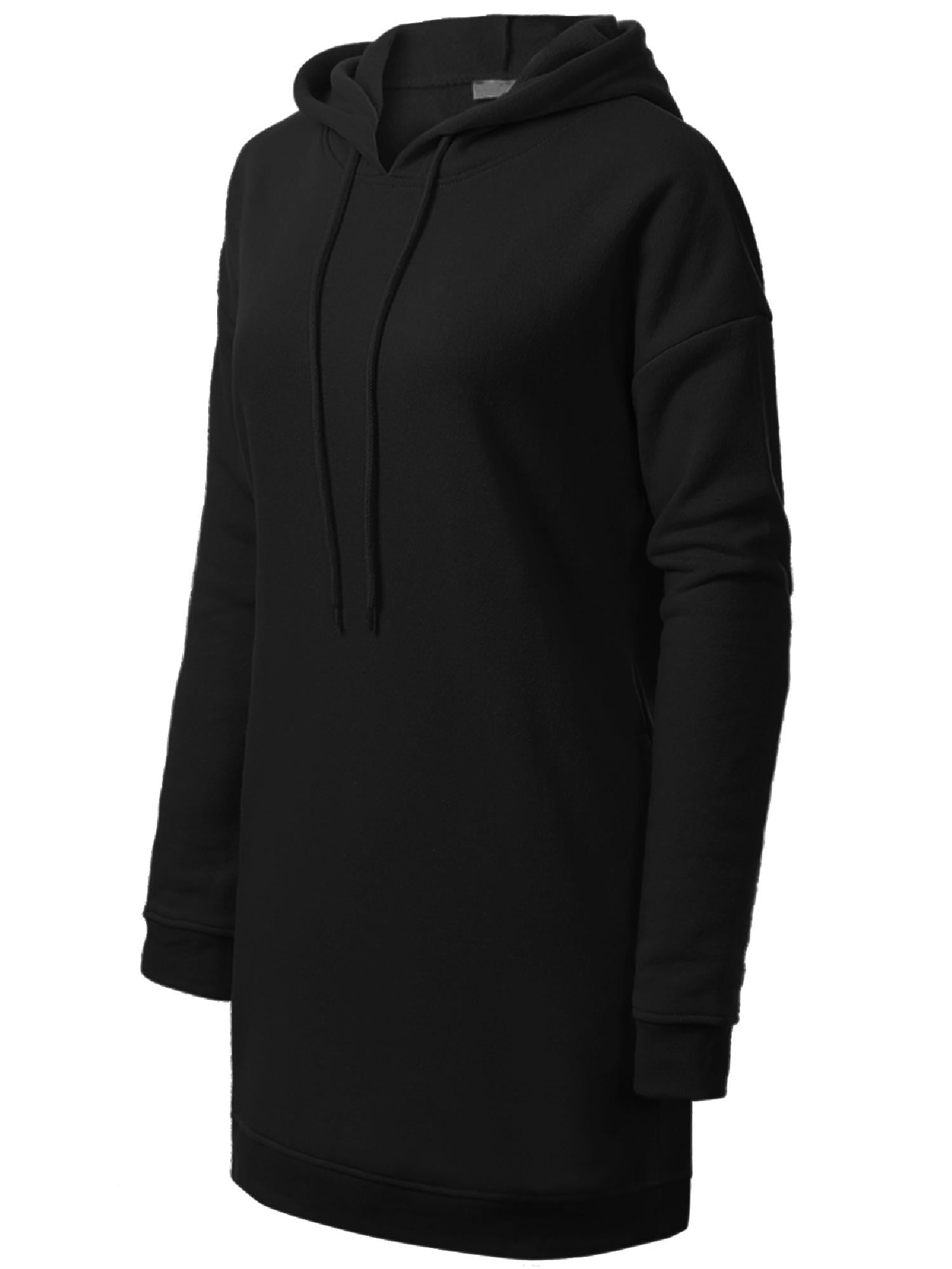 MixMatchy Women's Casual Oversized Long Sleeve Fleece Hoodie Sweatshirts Loose Hooded Pullover Tunic (S~3X)