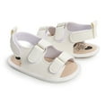 thumbnail image 4 of Baby Boys Girls 2 Straps Summer Dress Sandals Soft Sole First Walker Newborn Shoes, 4 of 5