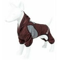 thumbnail image 6 of Pet Life  Active 'Fur-Breeze' Heathered Performance 4-Way Stretch Two-Toned Full Bodied Hoodie, 6 of 8