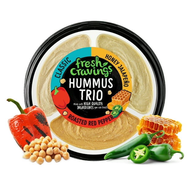 Fresh Cravings Hummus Trio for Breakroom Kitchen - Walmart