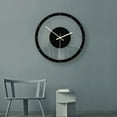 thumbnail image 4 of Vikakiooze Home Decor Nordic Style Wall Clock Silent Transparent Acrylic Clock Home Living Room, 4 of 5