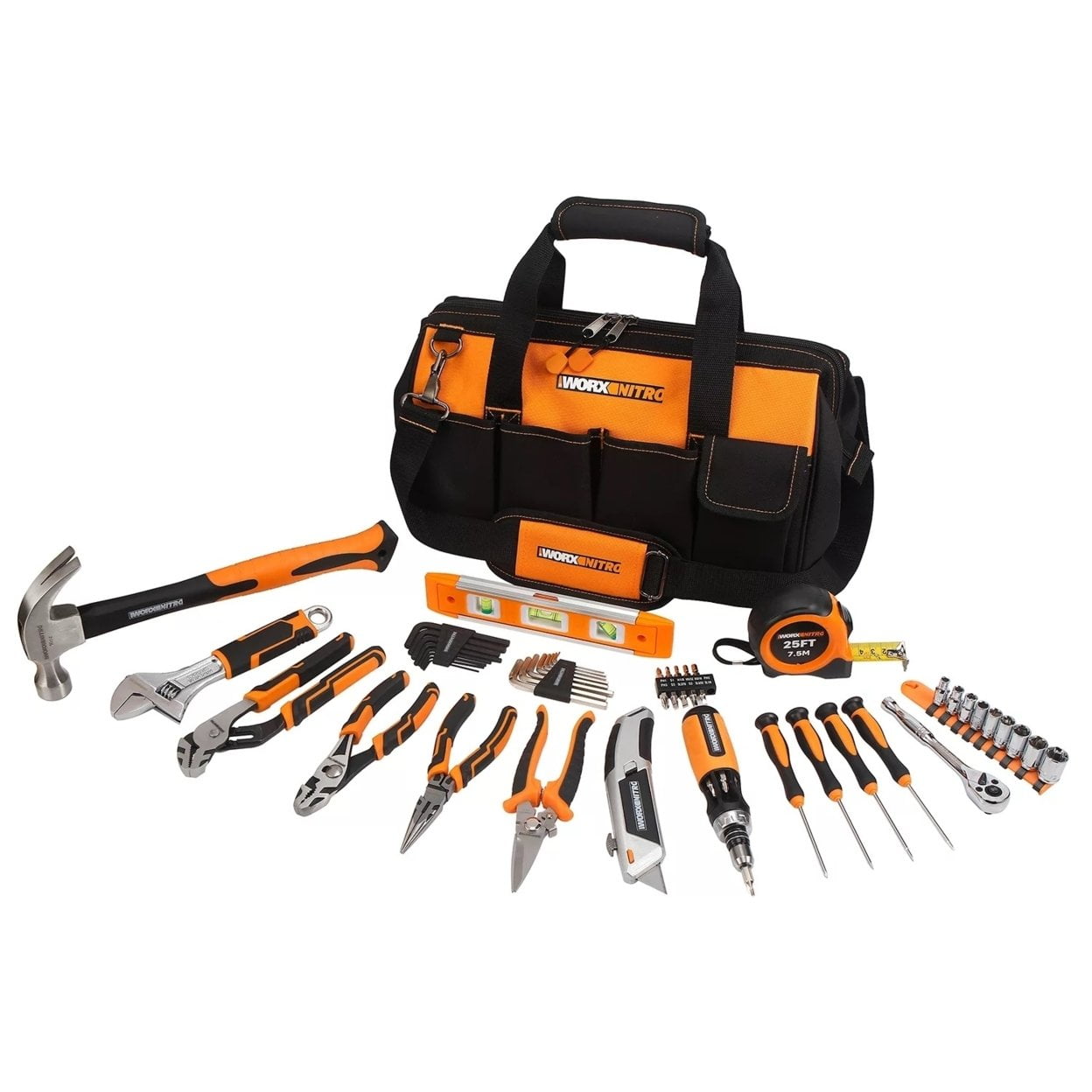 Automatisering Reusachtig Strak Worx NITRO Professional 53-Piece Tool Set - Walmart.com