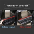 thumbnail image 4 of TINKI 2PCS Rear Door Inner Window Trim Strip for Honda Pilot 2016-2022, Soft Carbon Fiber Automotive Door Panels Guard Decoration Sticker Interior Accessories, 4 of 7