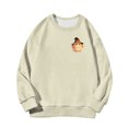 thumbnail image 4 of EnJoCho Little Girls Fleece Hooded Sweatshirt, Long Sleeve Oversized Printed Fashion, Crew Neck Pullover for Fall Halloween Holiday Family Outdoor Activities, 4 of 4