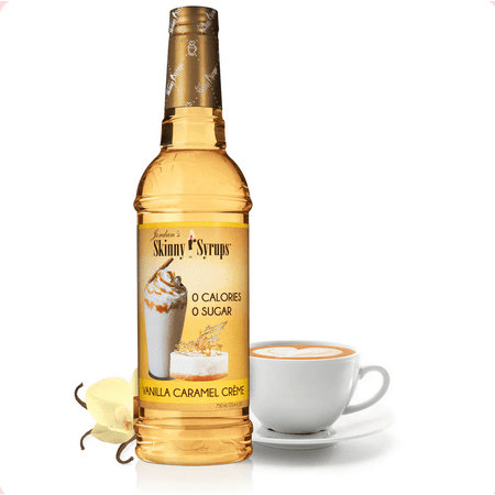 Jordans Skinny Syrups Vanilla Caramel Creme, Sugar Free Flavoring Syrup, 25.4 Ounce Bottle