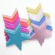 thumbnail image 3 of KAKOWELY 80 estrellas de papel decorativas para fiestas de cumpleaños, adornos brillantes en forma de estrella., 3 of 5