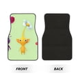 thumbnail image 2 of Lsque Pikmin Print 4-Piece Floor Mats, Heavy-Duty Rubber Liners, Anti-Slip Design, All-Season Automotive Protection, Vehicles, Cars, Trucks, and SUVs, 2 of 7