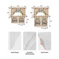 thumbnail image 6 of Fall Pumpkins Truck Kitchen Curtain and Valance Set 3 Pieces,Rod Pocket Short Tier Curtains 36 Inch Length,Orange Plaid Thanksgiving Rustic Swag Topper Small Window Treatment for Cafe Bathroom, 6 of 6