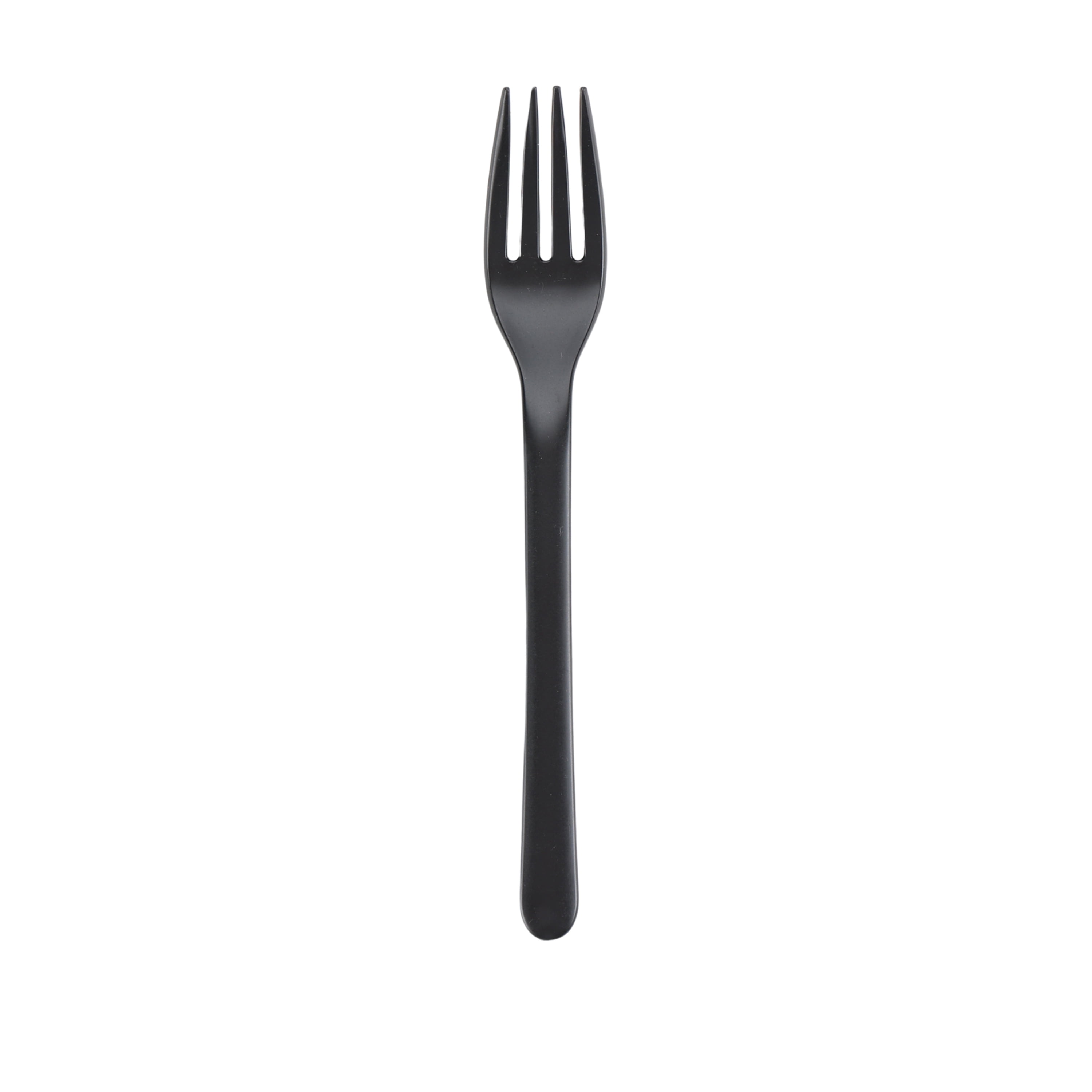 Mainstays - Black Eco-Friendly Recycled Plastic 3-Piece Flatware Set