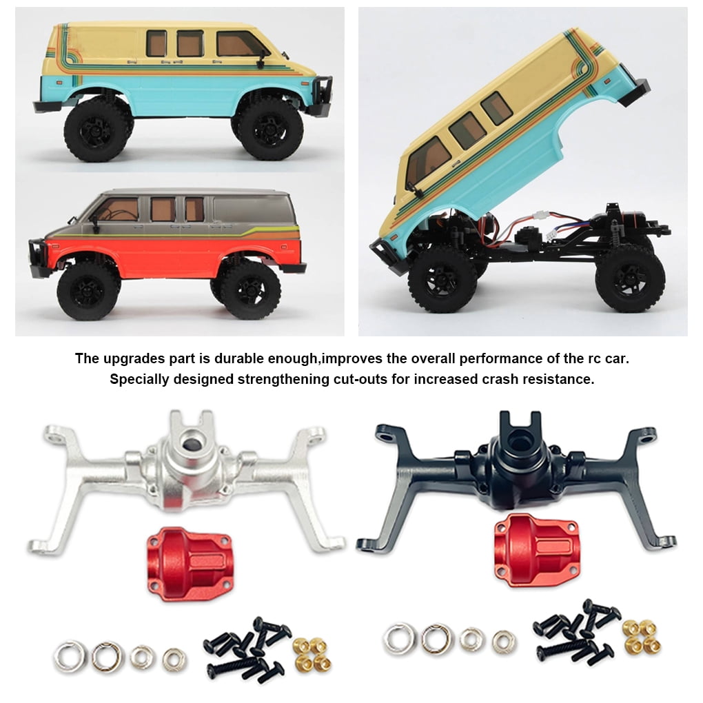maskred Aluminum CNC Front Axle Housing For 1/18 HOBBYPLUS CR18P