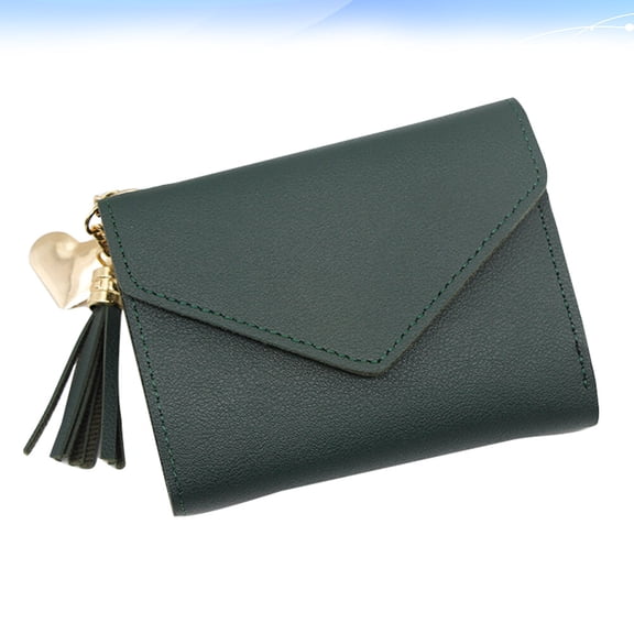 WEUVEB Mini Wallet for Woman Coin Purse PU 1Pcs Portable for School and Work