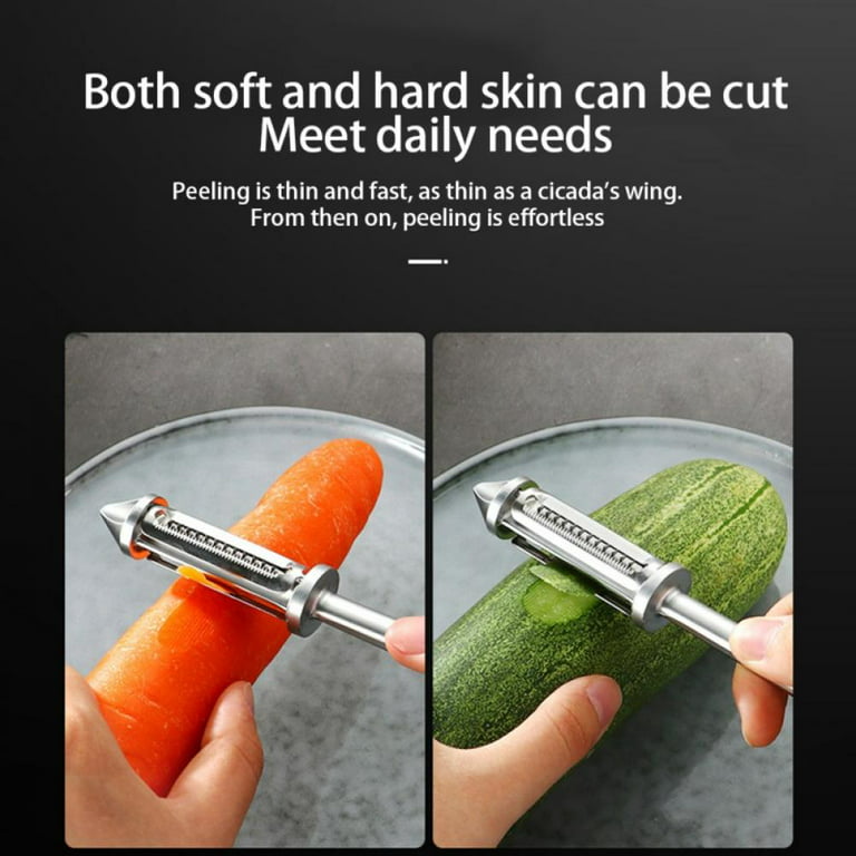 Vegetable Peeler Potato Peelers for Kitchen Y-Shaped Stainless Steel Peeler  with Ergonomic Non-Slip Handle & Sharp Blade - Straight blade