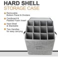 thumbnail image 4 of Cup and Mug Storage Container Hard Shell China Coffee Mug Storage Box for Moving with Dividers Handles Holds Tea Cups, 4 of 8