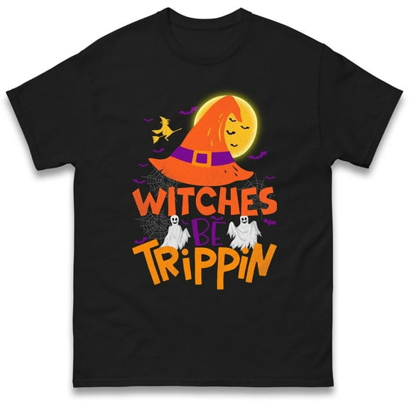 Witch Halloween T Shirt,Halloween Scary night Party Tee,Spooky Creepy Gift Top