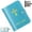CC3-Blue, variant on Catholic Faux Leather Holy Card Holder Compact Handheld Binder Style Organizer For Religious Items Crosses And Lord Almighty Devotions In Red Black Blue