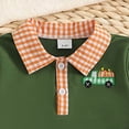 thumbnail image 7 of TOWED22 Toddler Girl Baby Clothes Fall Winter 2Pcs Set Long Sleeve Soft Tee + Joggers Cute Outfits Daily Wear(Dark Green,3-4 Y), 7 of 7