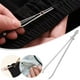 thumbnail image 1 of Herramienta de cordones de faja elástica con clips | Ayudante de enhebrado de metal para bandas elásticas y cordones | Versátil y duradero | Enhebrador de cordones Easy | Paquete de 2 | Práctico, 1 of 9