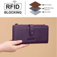 thumbnail image 3 of Billetera Montana West, monedero plegable con cierre RFID y bloqueo RFID, 3 of 6