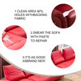 thumbnail image 5 of 20ml Car Care Kit Liquid Leather Skin Refurbish Repair Tool Auto Seat Sofa Coats Holes Scratch Cracks Restoration Black For Car, 5 of 5